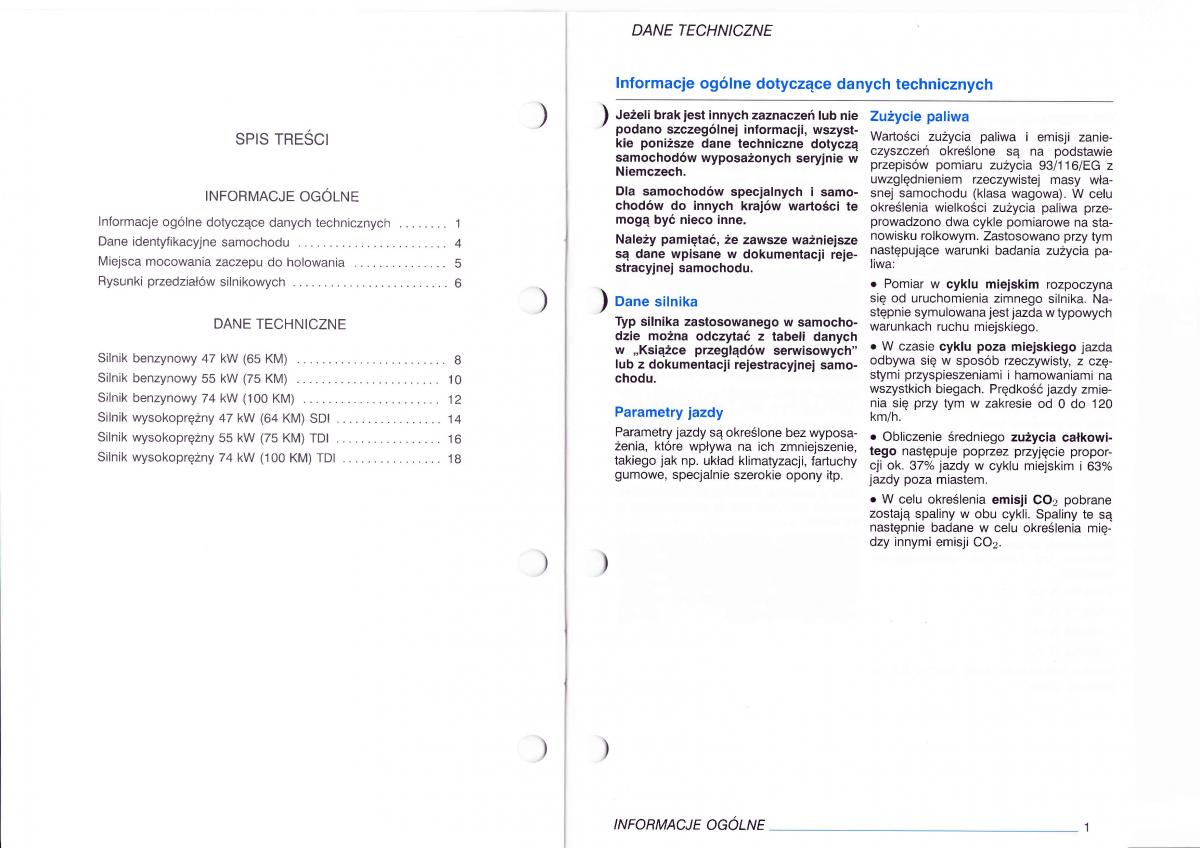 VW Polo IV 4 instrukcja / page 113