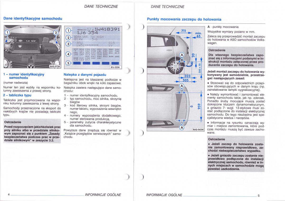 VW Polo IV 4 instrukcja / page 115