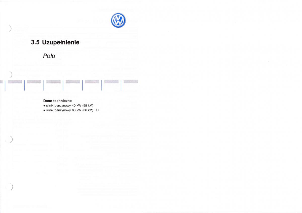 VW Polo IV 4 instrukcja / page 123