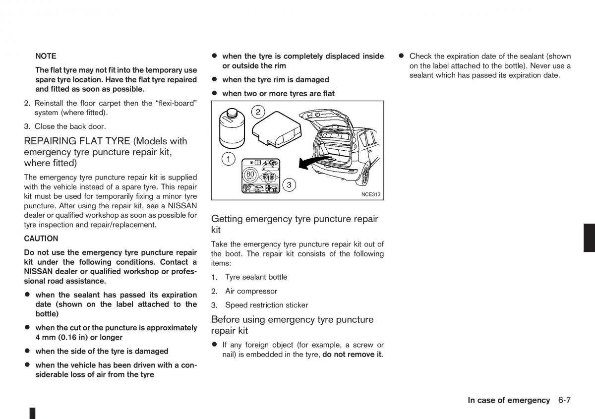 manual nissan note nissan note i 1 e11 owners manual / page 163