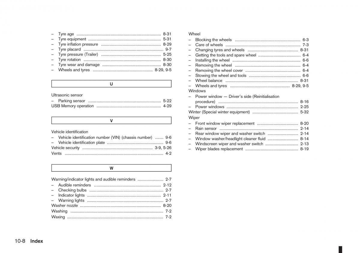 Nissan Note I 1 E11 owners manual / page 228