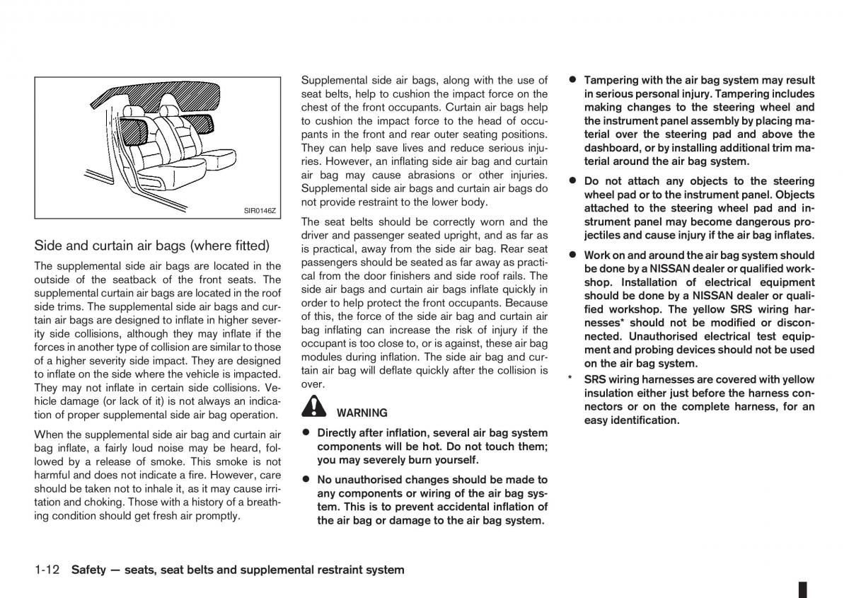 manual nissan note nissan note i 1 e11 owners manual / page 30
