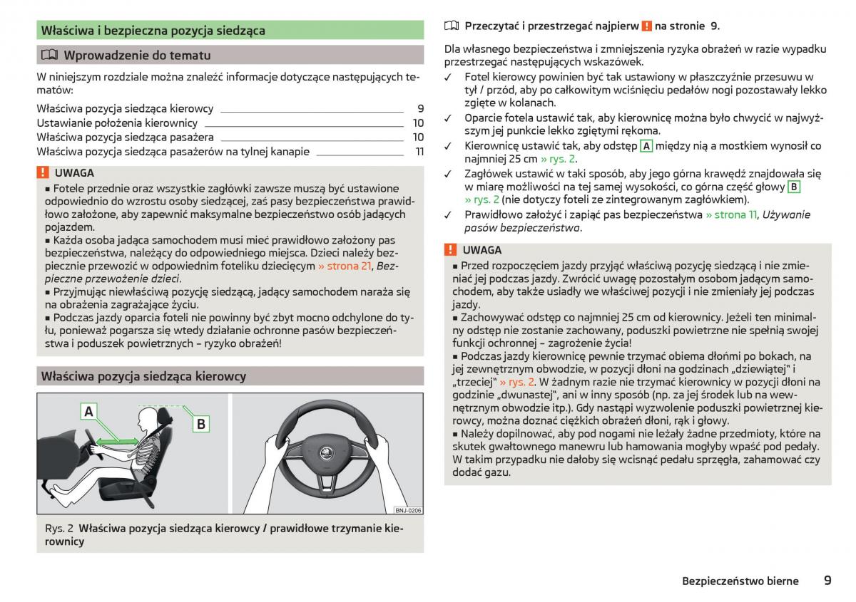 Skoda Rapid instrukcja obslugi / page 11