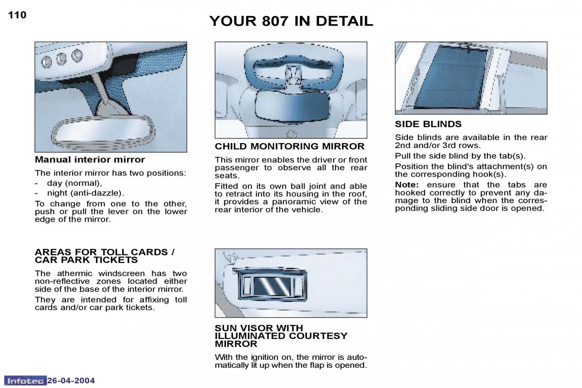 manual  Peugeot 807 owners manual / page 9