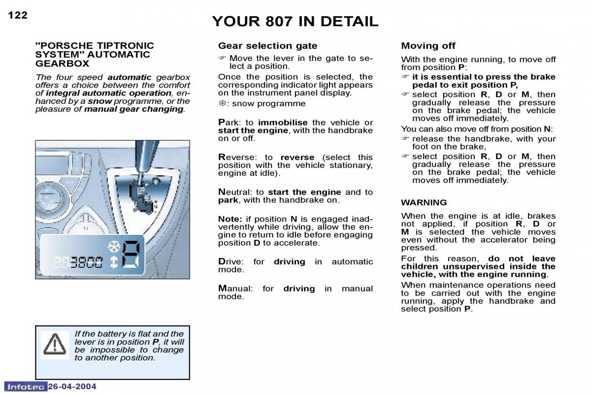 manual  Peugeot 807 owners manual / page 21