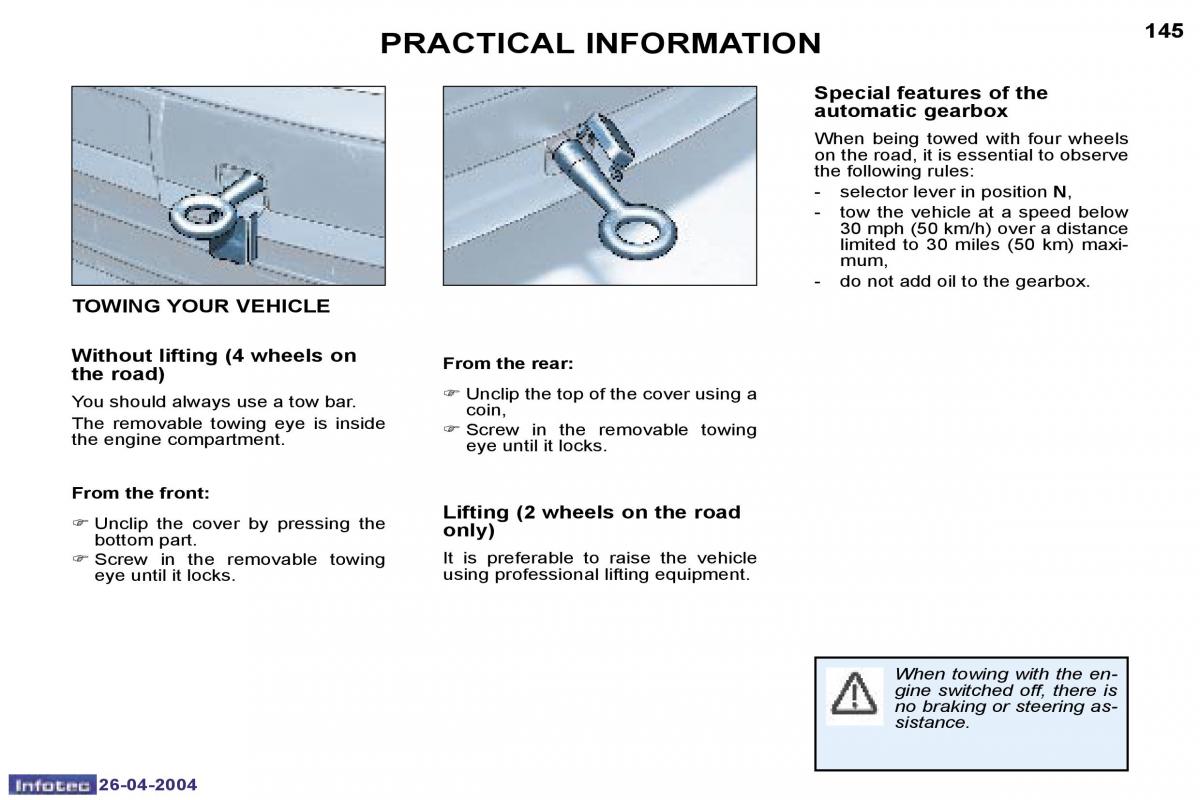 Peugeot 807 owners manual / page 34