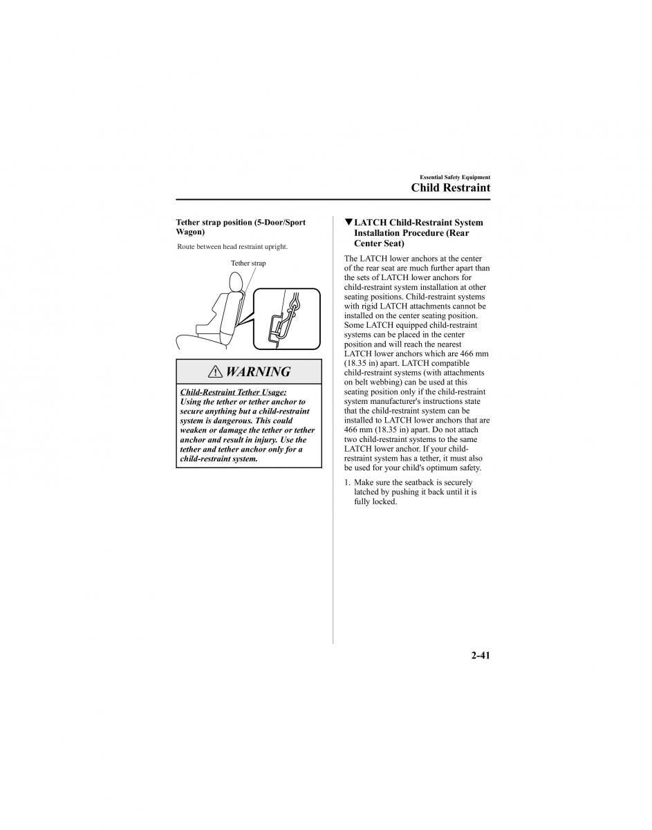 Mazda 6 I 1 Atenza owners manual / page 55