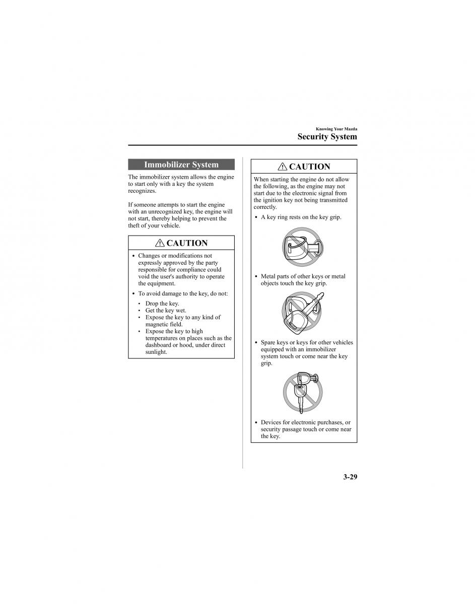 Mazda 6 I 1 Atenza owners manual / page 105