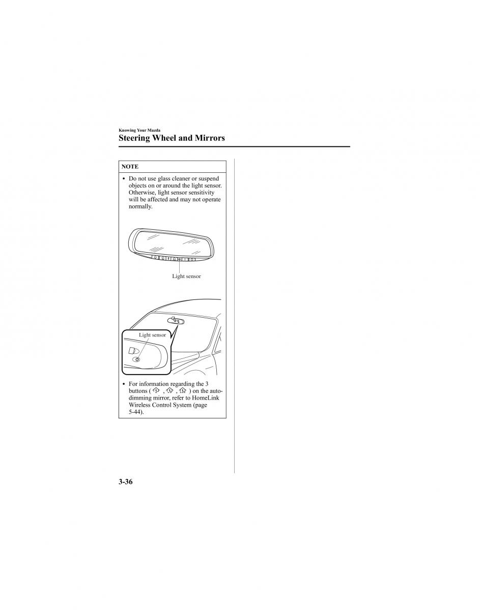 Mazda 6 I 1 Atenza owners manual / page 112
