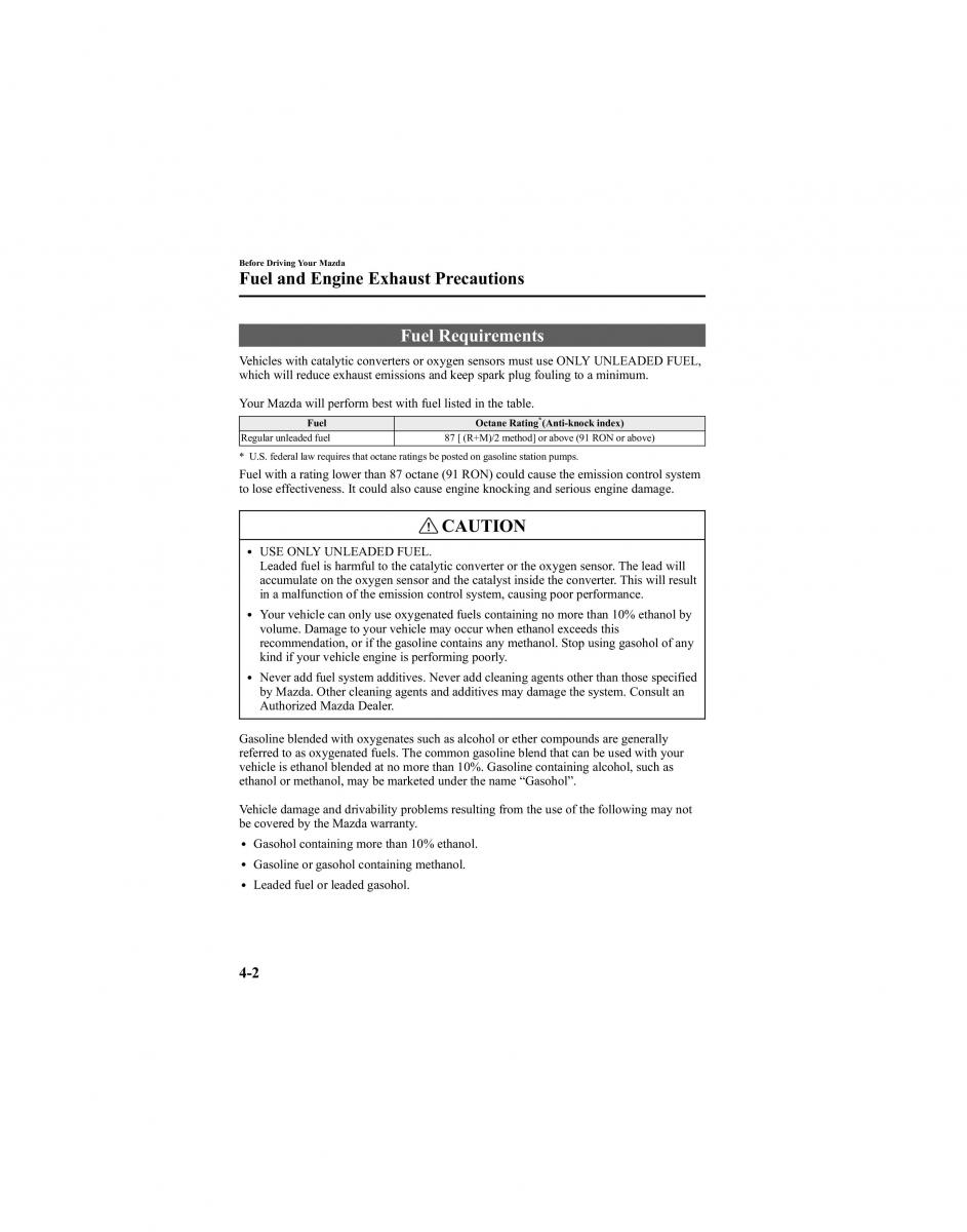 Mazda 6 I 1 Atenza owners manual / page 114
