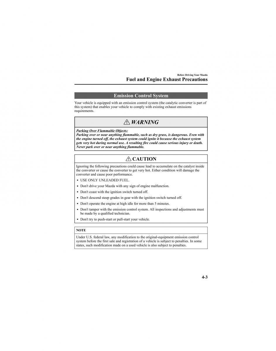 Mazda 6 I 1 Atenza owners manual / page 115