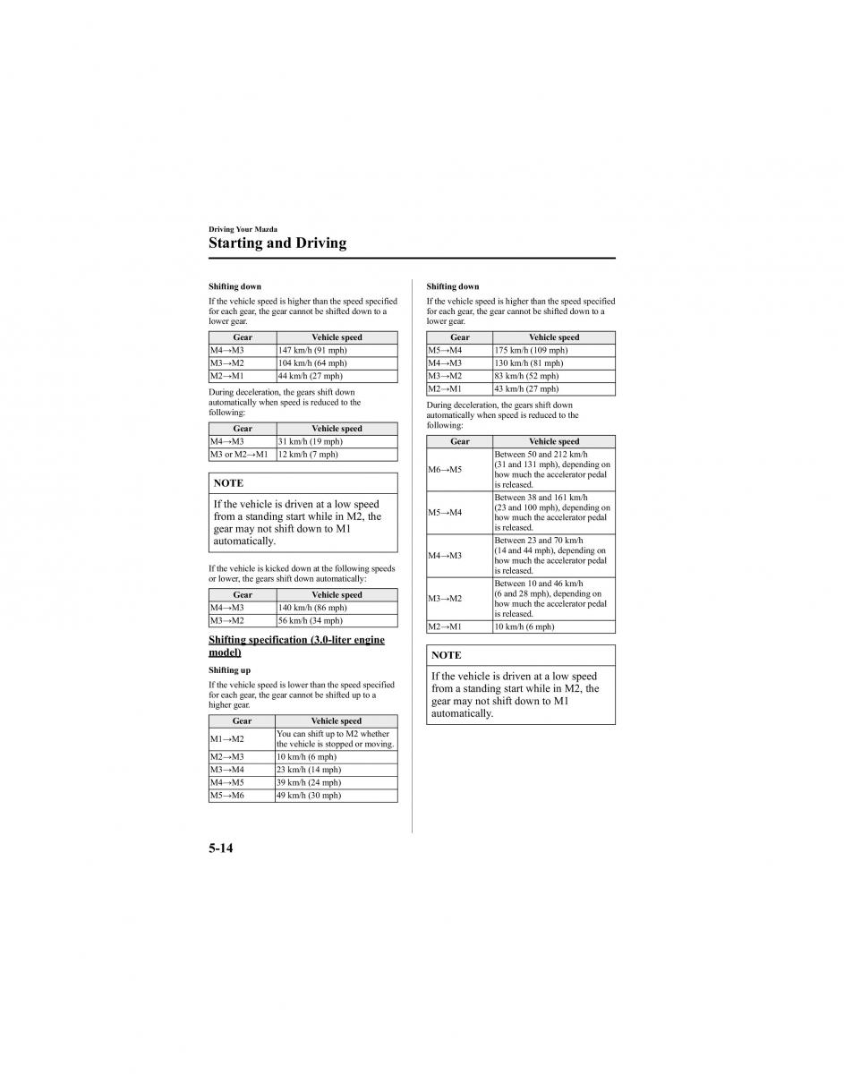 Mazda 6 I 1 Atenza owners manual / page 138