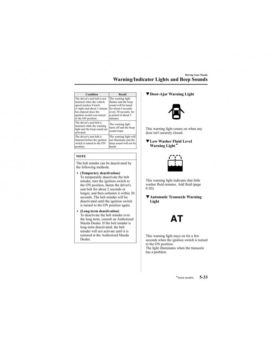 Mazda 6 I 1 Atenza owners manual / page 157