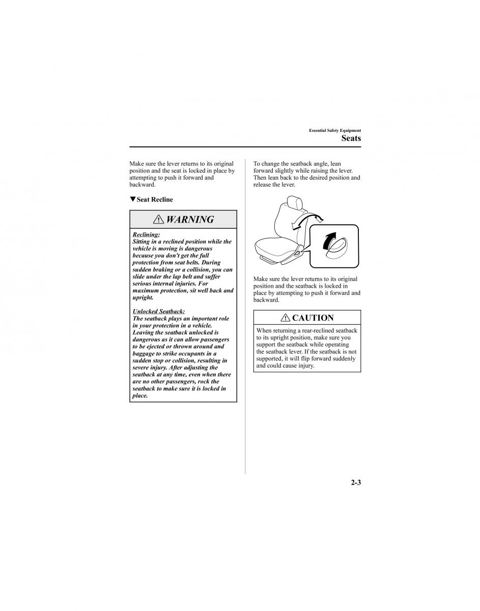 Mazda 6 I 1 Atenza owners manual / page 17