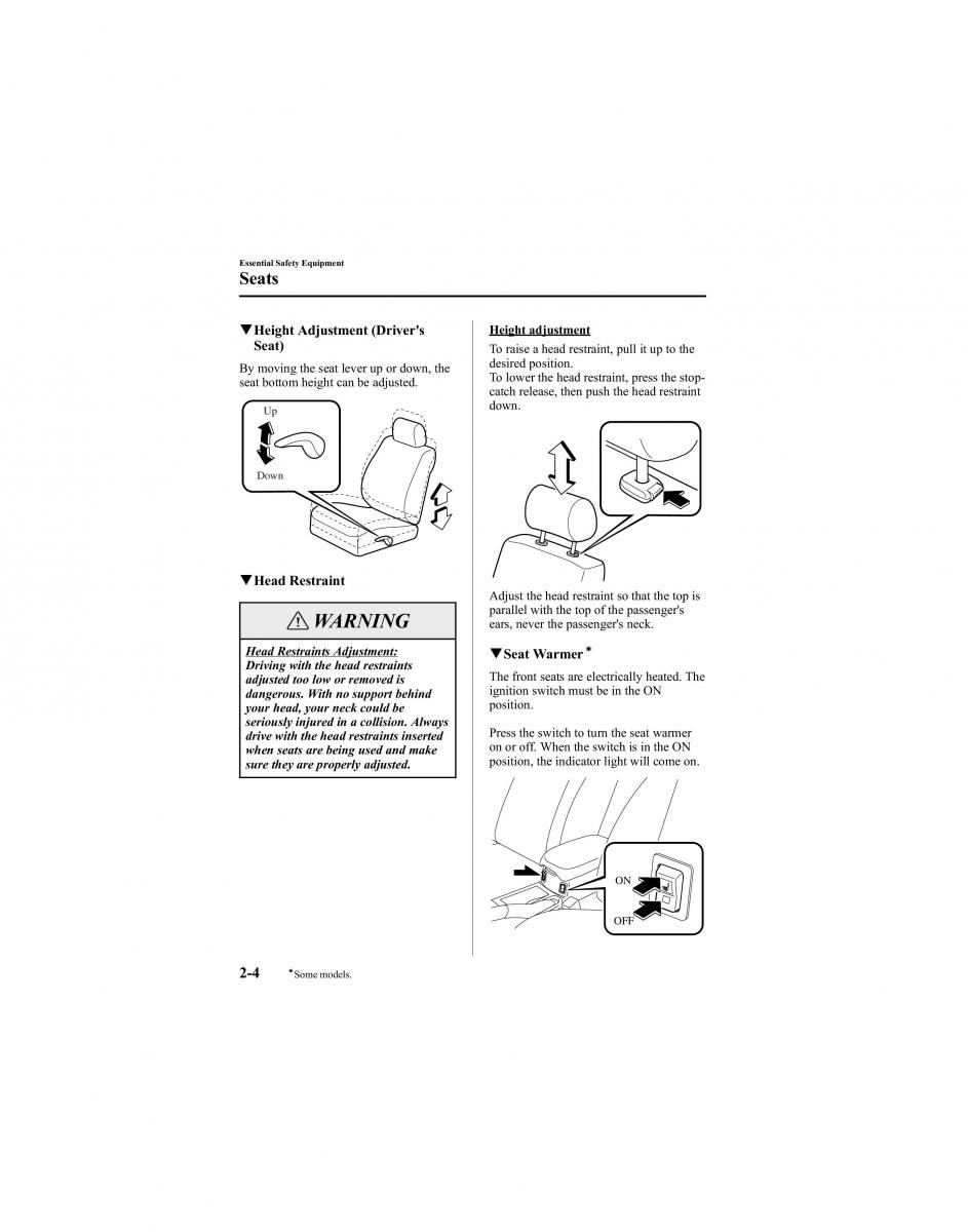 manual  Mazda 6 I 1 Atenza owners manual / page 18
