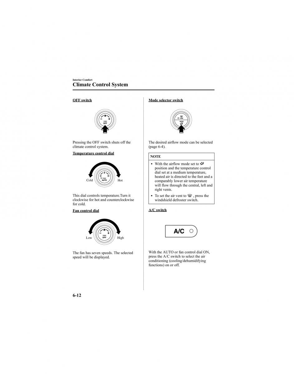 Mazda 6 I 1 Atenza owners manual / page 184