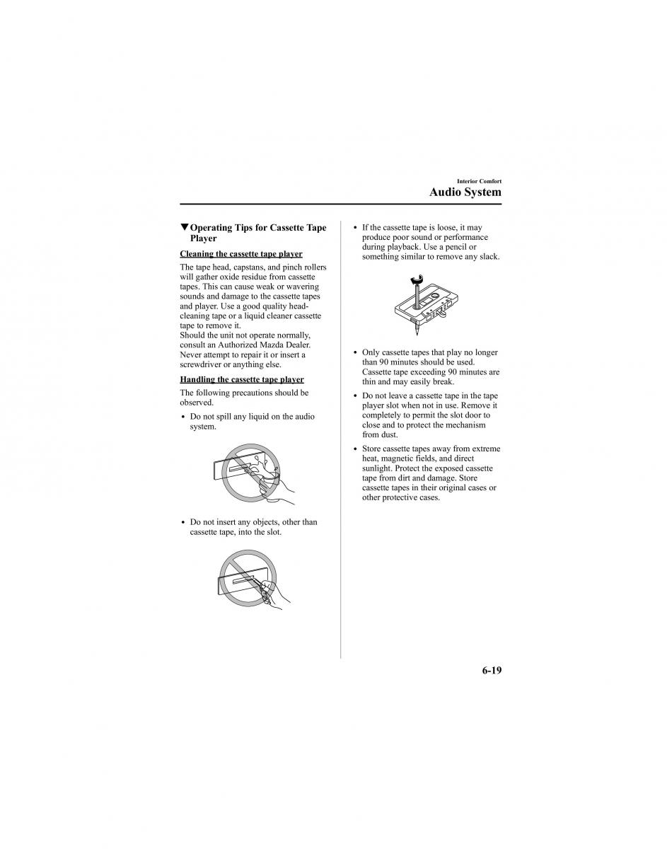 Mazda 6 I 1 Atenza owners manual / page 191