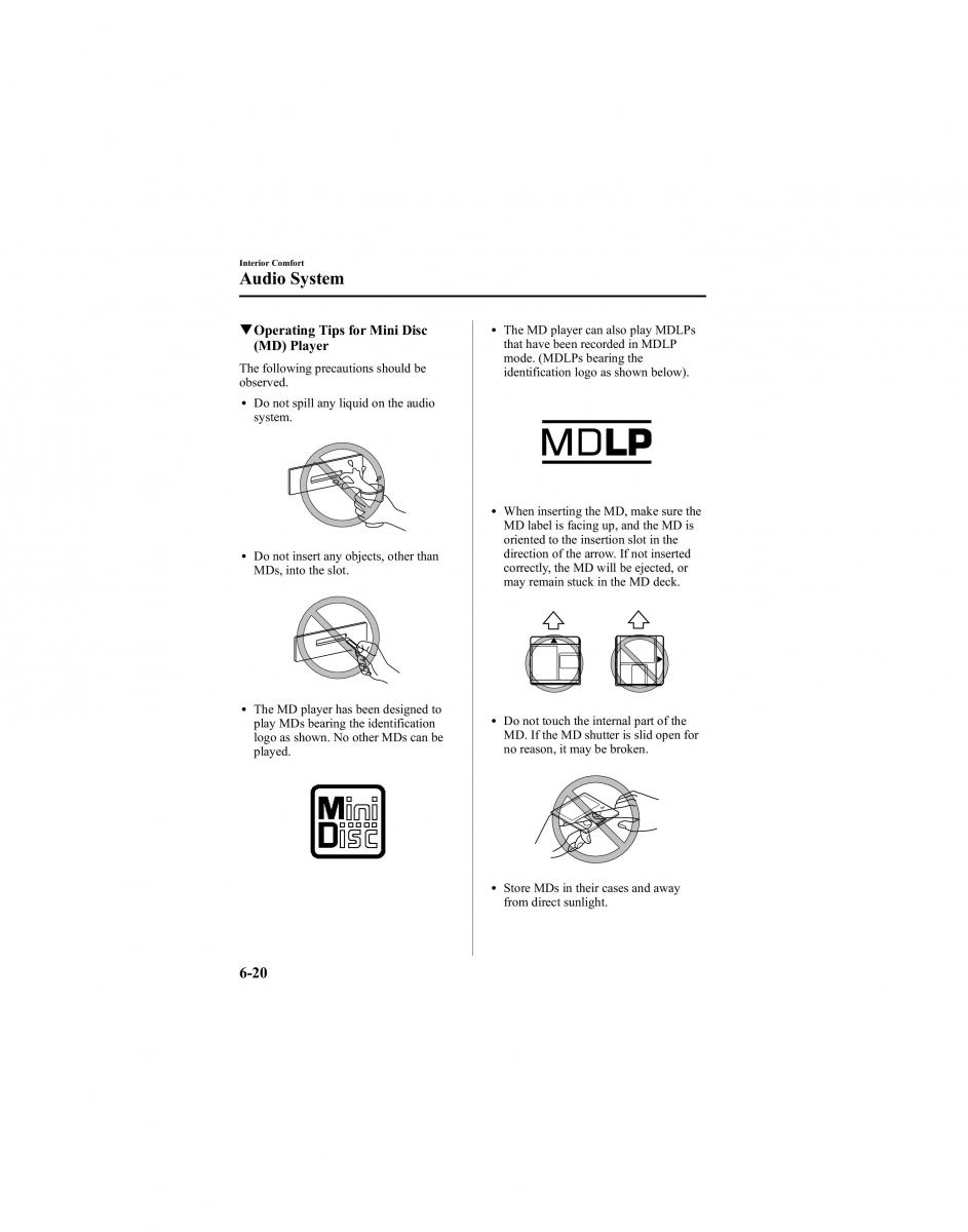 Mazda 6 I 1 Atenza owners manual / page 192
