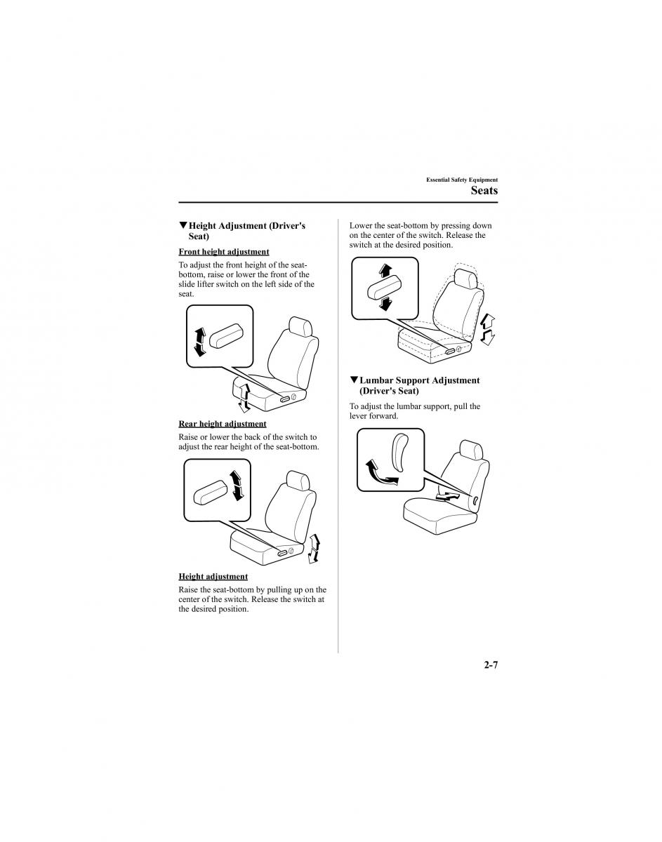 manual  Mazda 6 I 1 Atenza owners manual / page 21