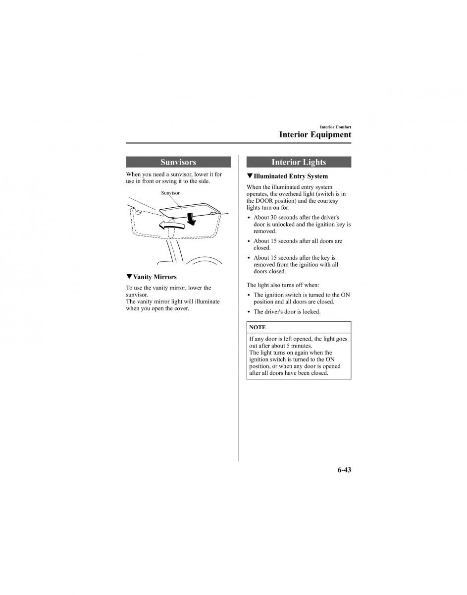 Mazda 6 I 1 Atenza owners manual / page 215