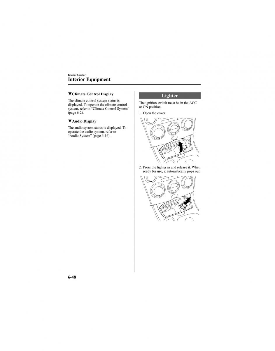Mazda 6 I 1 Atenza owners manual / page 220