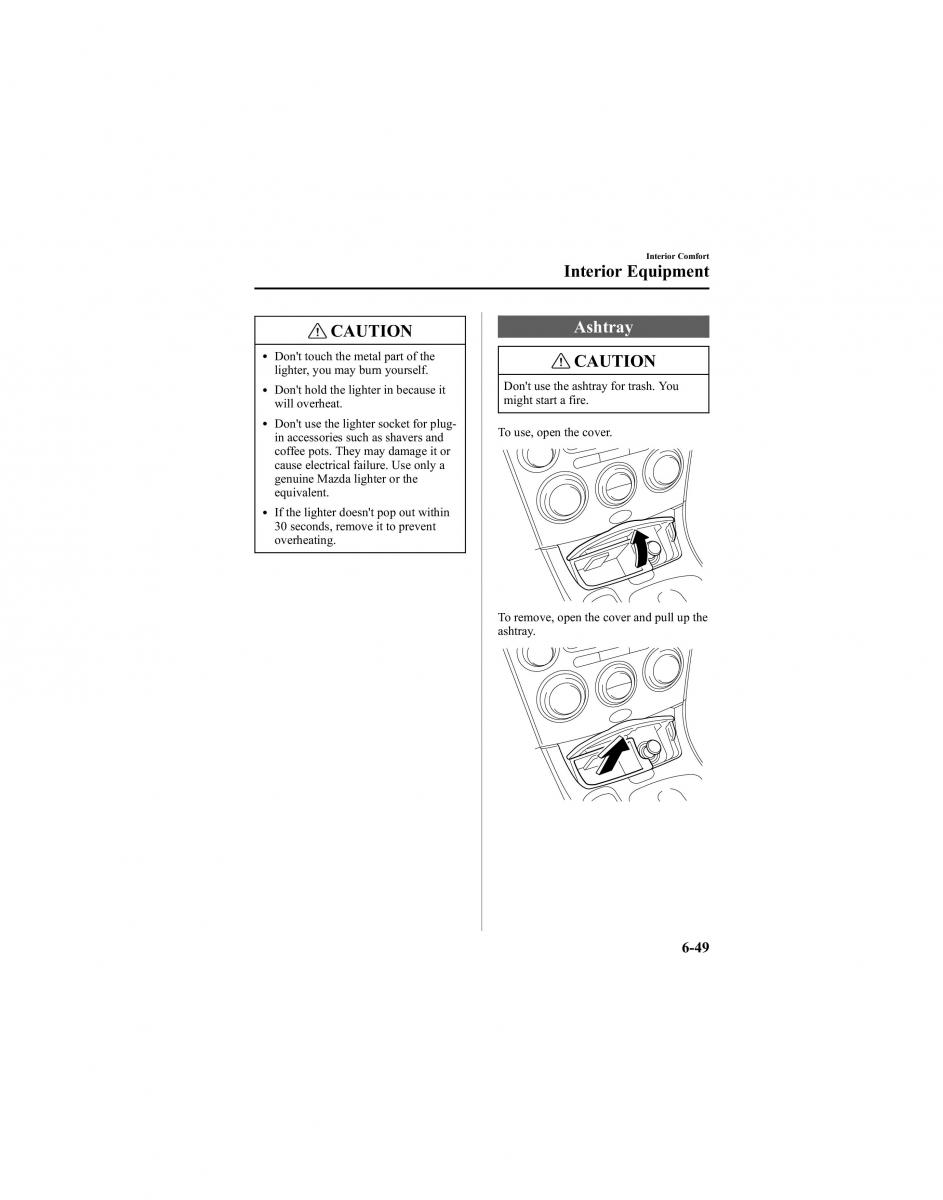 Mazda 6 I 1 Atenza owners manual / page 221
