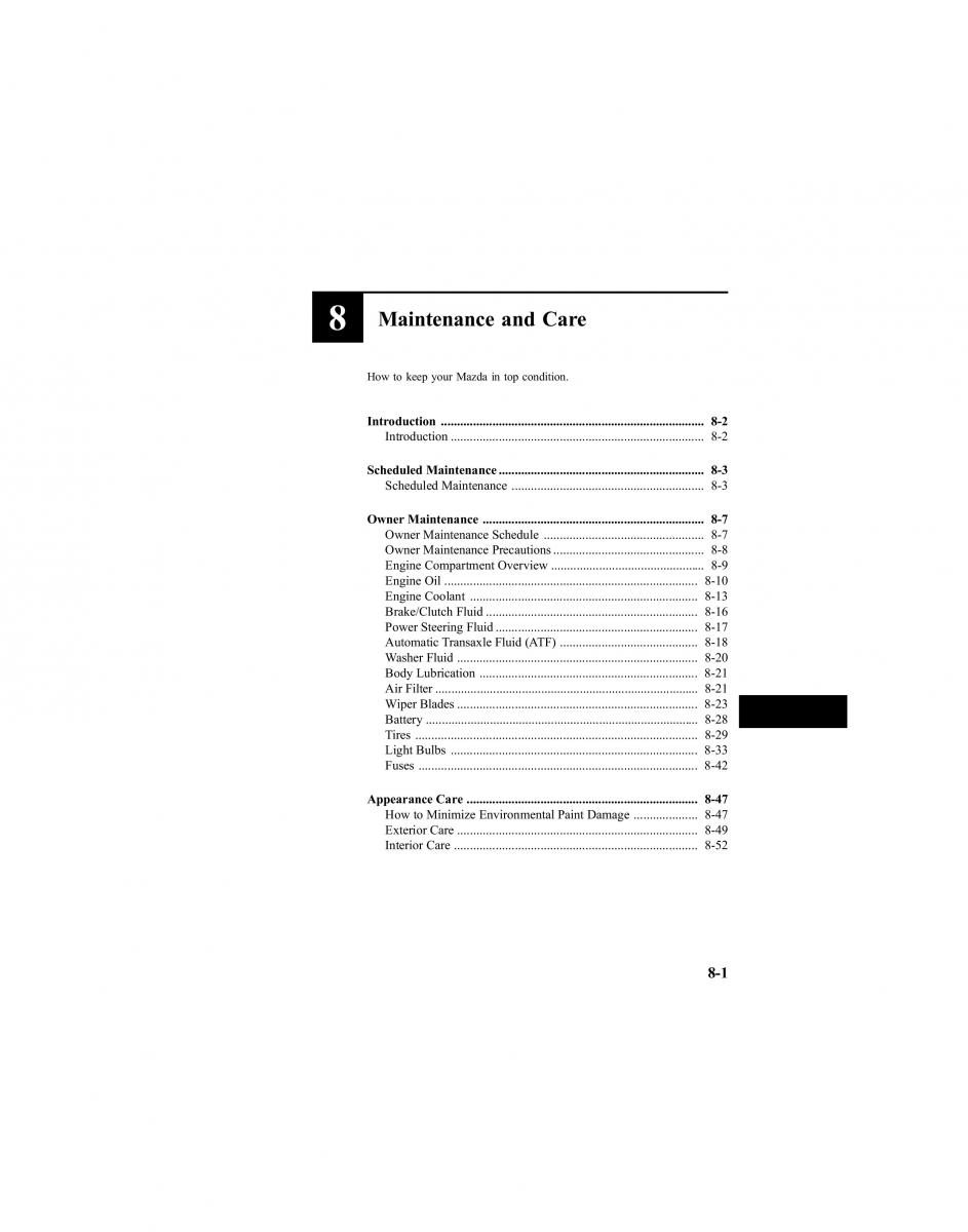 Mazda 6 I 1 Atenza owners manual / page 251