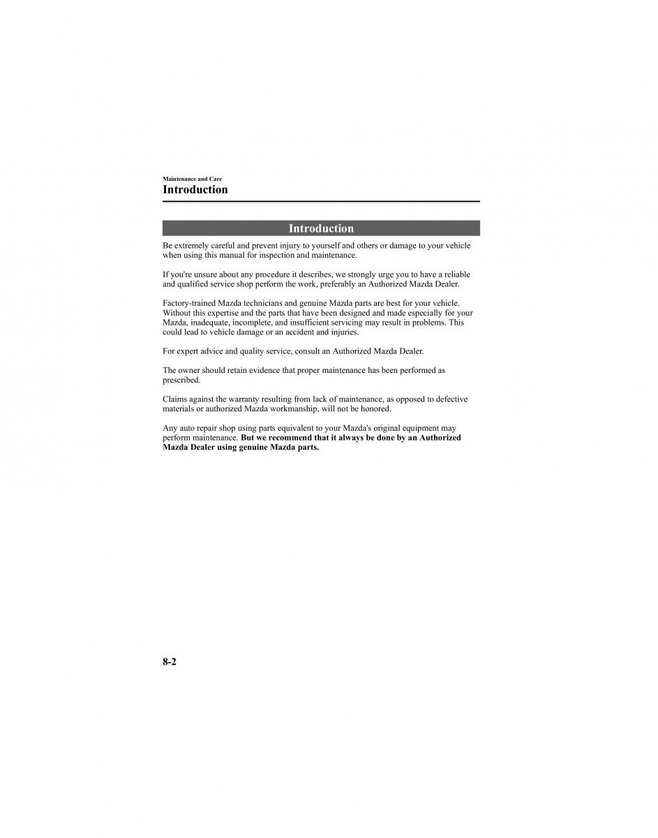 Mazda 6 I 1 Atenza owners manual / page 252