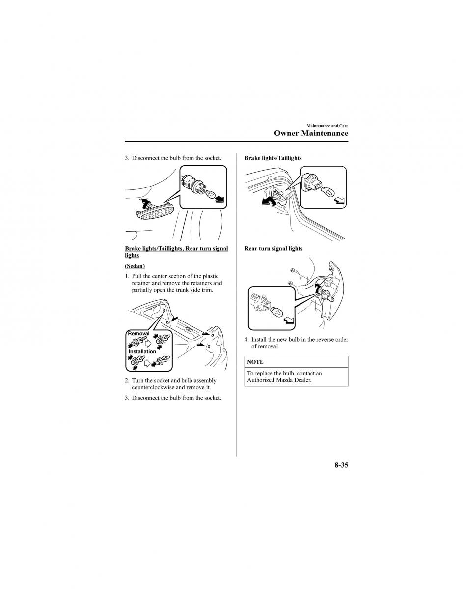 Mazda 6 I 1 Atenza owners manual / page 285