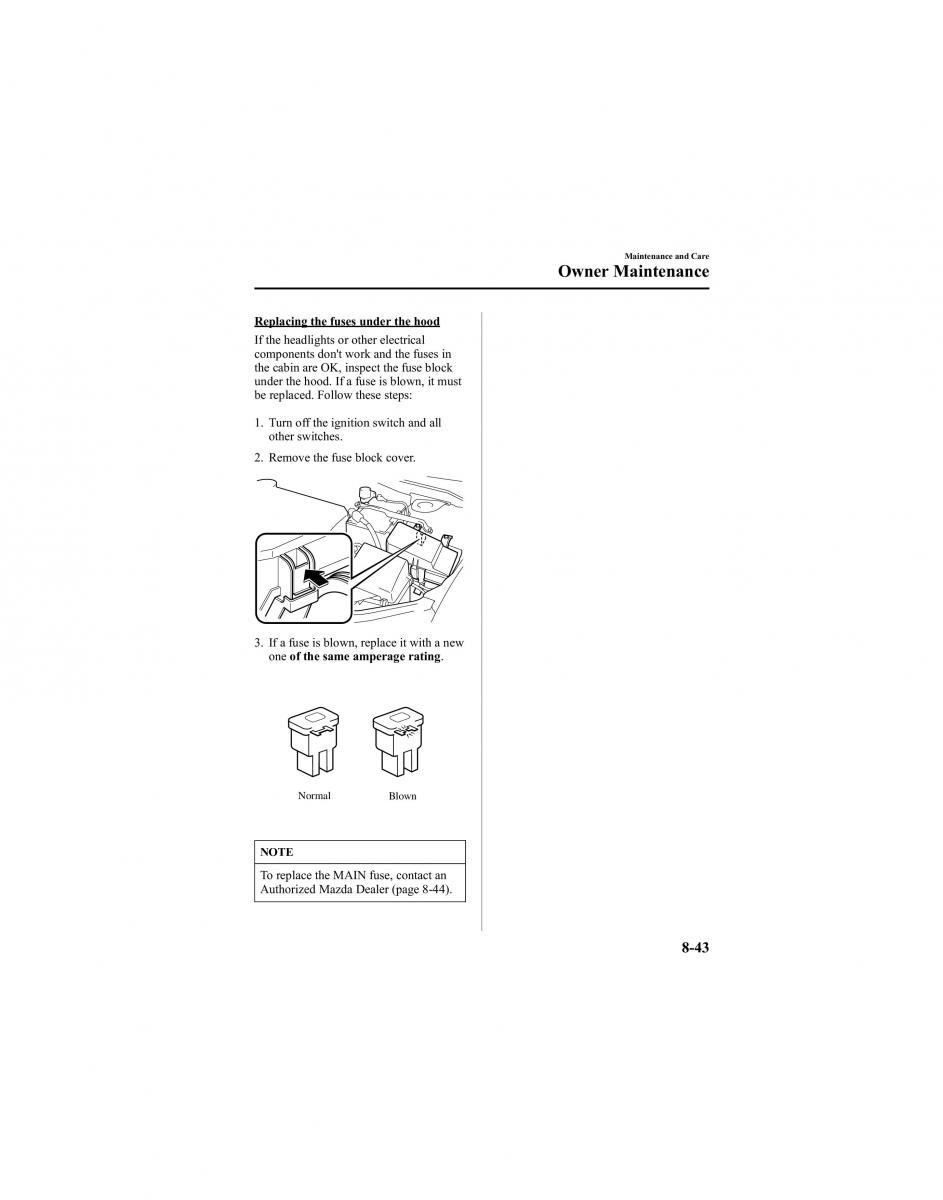 Mazda 6 I 1 Atenza owners manual / page 293