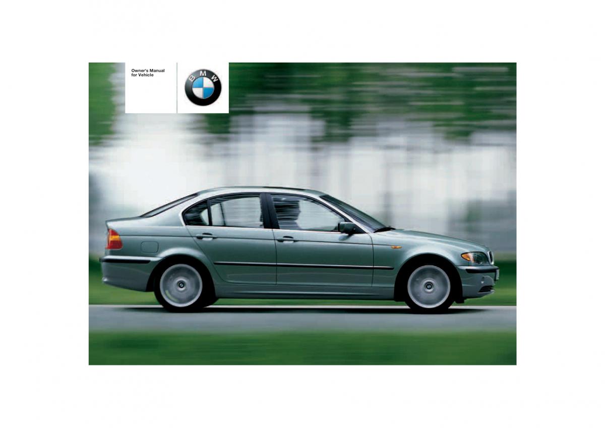 manual  BMW E46 owners manual / page 1