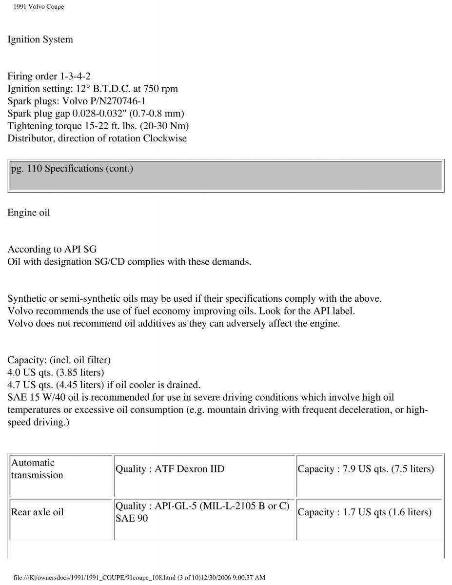 manual  Volvo Coupe owners manual / page 9