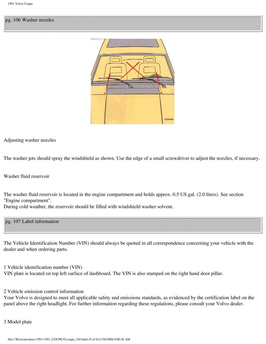 manual  Volvo Coupe owners manual / page 5