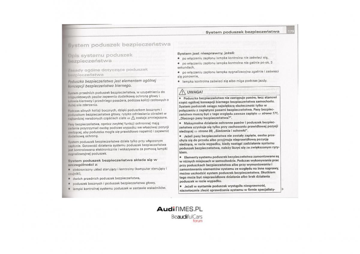 Audi A4 B7 instrukcja / page 176