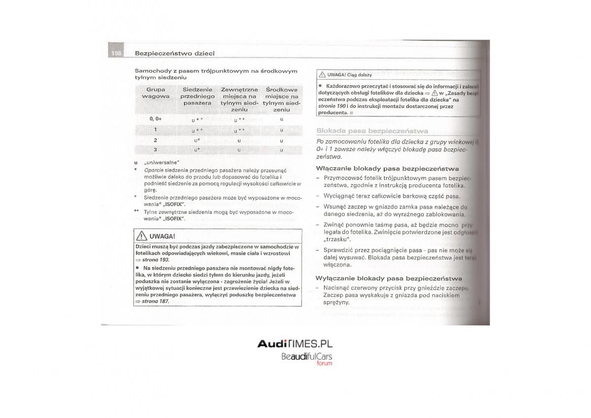 Audi A4 B7 instrukcja / page 195