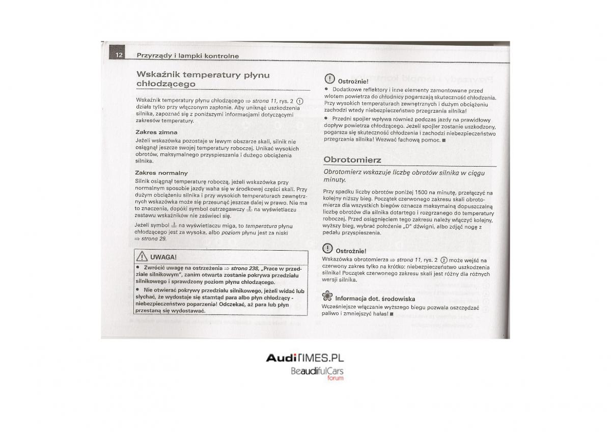 manual  Audi A4 B7 instrukcja / page 11