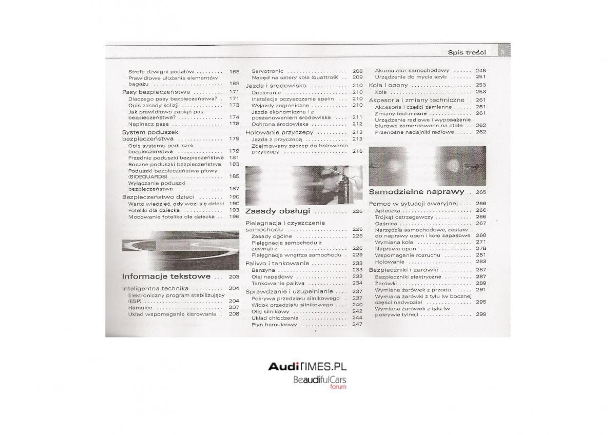 manual  Audi A4 B7 instrukcja / page 3