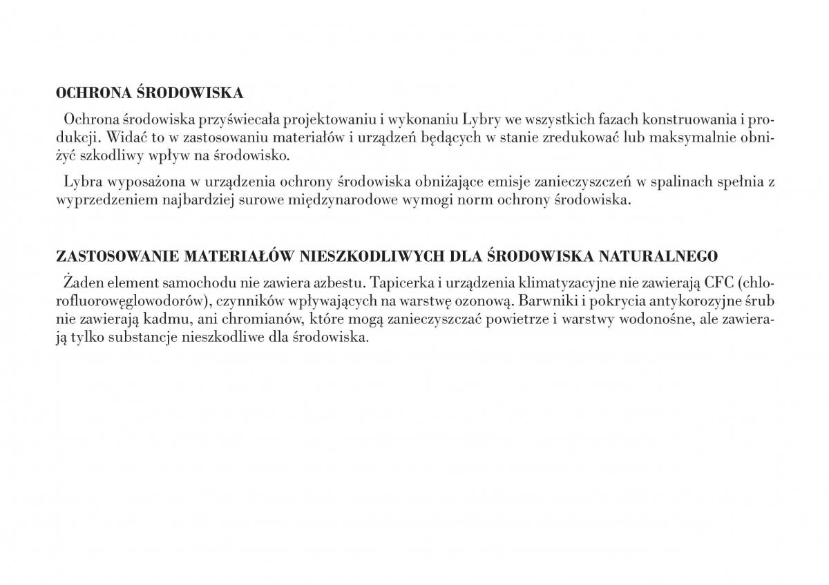 Lancia Lybra instrukcja obslugi / page 7