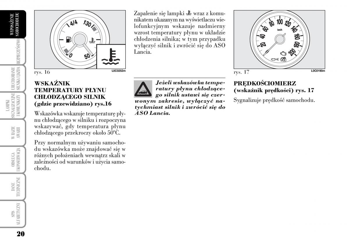 Lancia Ypsilon I 1 instrukcja obslugi / page 22