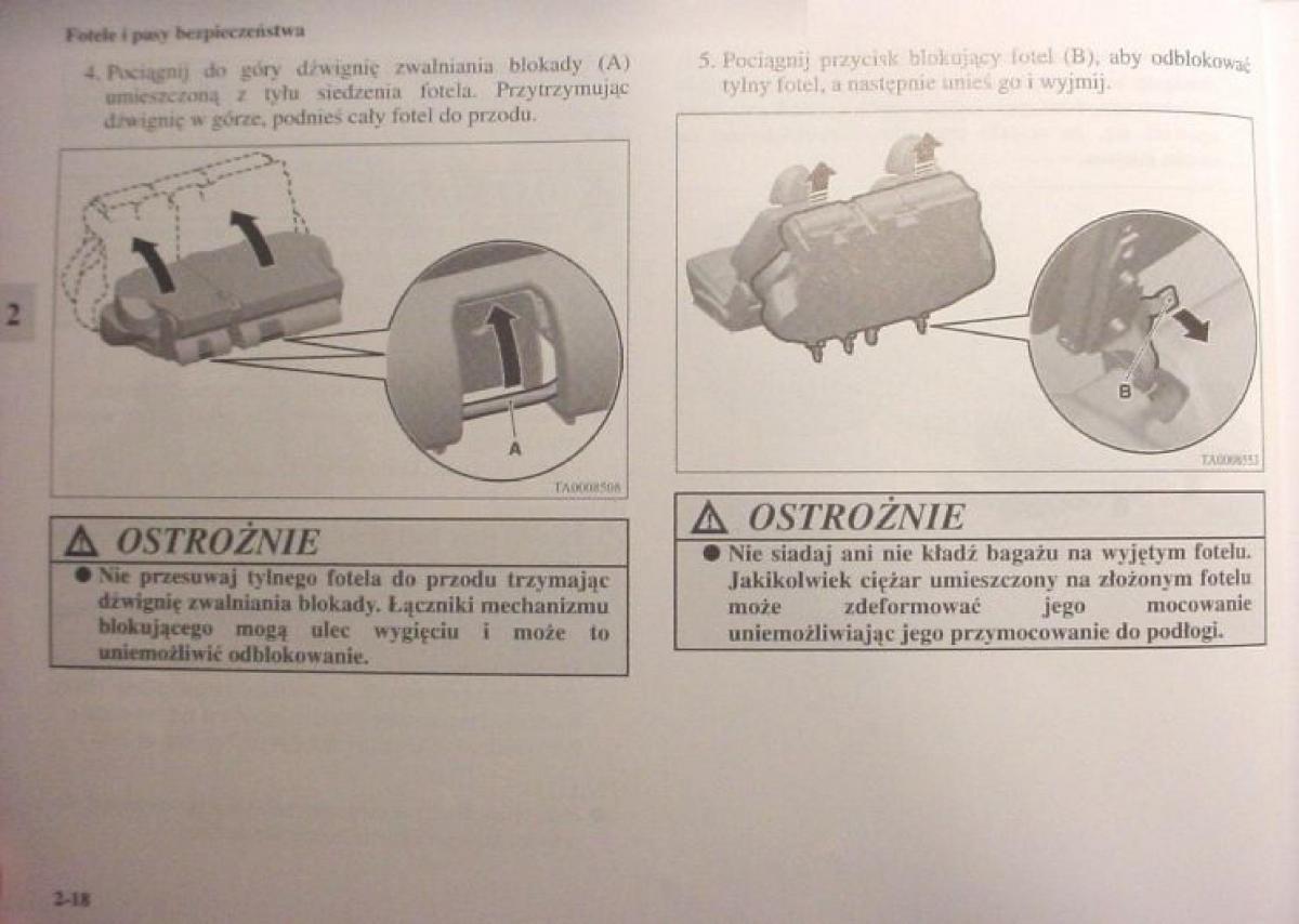 Mitsubishi Colt VI 6 Z30 instrukcja obslugi / page 63