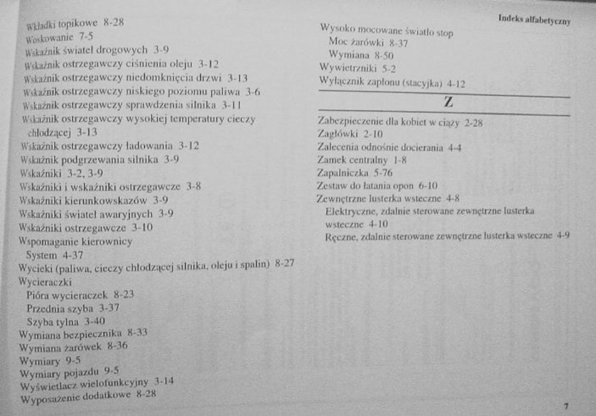 manual  Mitsubishi Colt VI 6 Z30 instrukcja / page 8