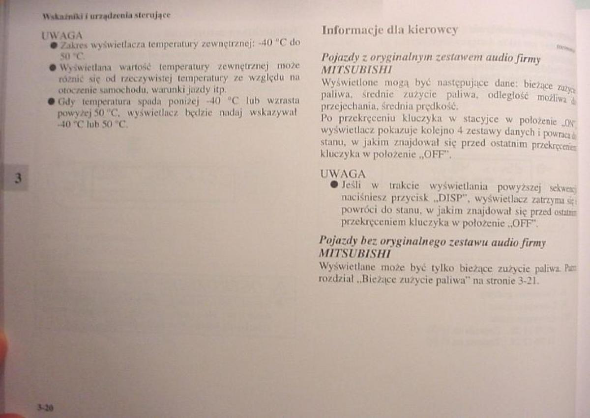 Mitsubishi Colt VI 6 Z30 instrukcja obslugi / page 132