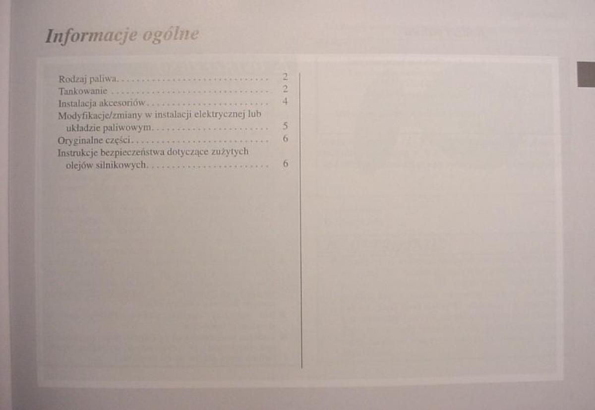 Mitsubishi Colt VI 6 Z30 instrukcja obslugi / page 18