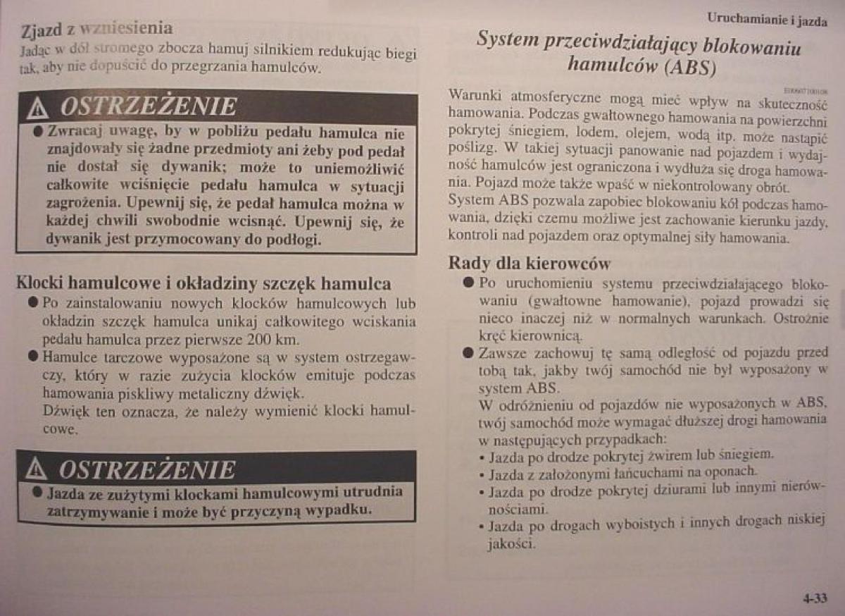 instrukcja obsługi  Mitsubishi Colt VI 6 Z30 instrukcja / page 189