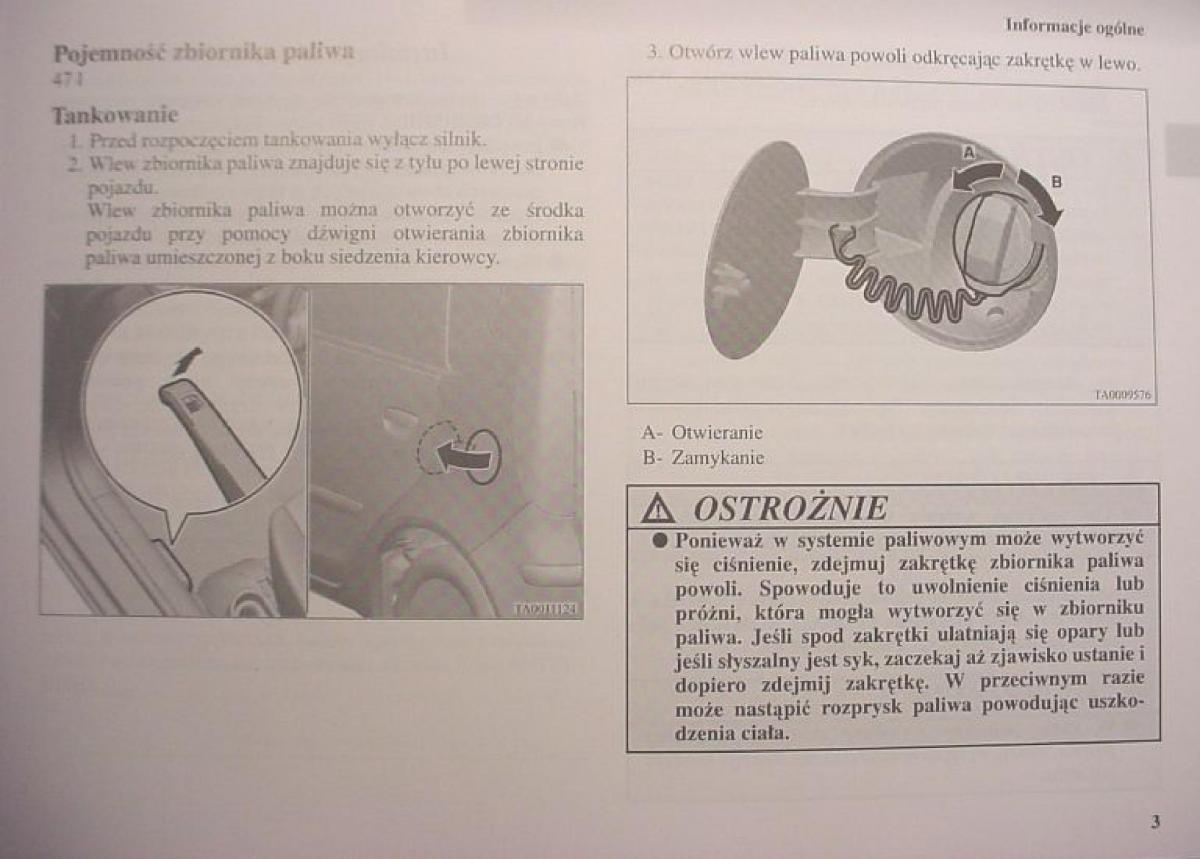 Mitsubishi Colt VI 6 Z30 instrukcja obslugi / page 20