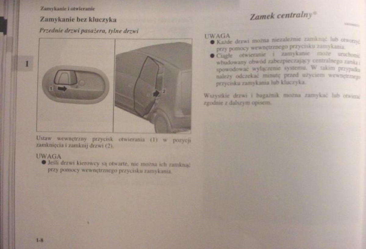 Mitsubishi Colt VI 6 Z30 instrukcja obslugi / page 31