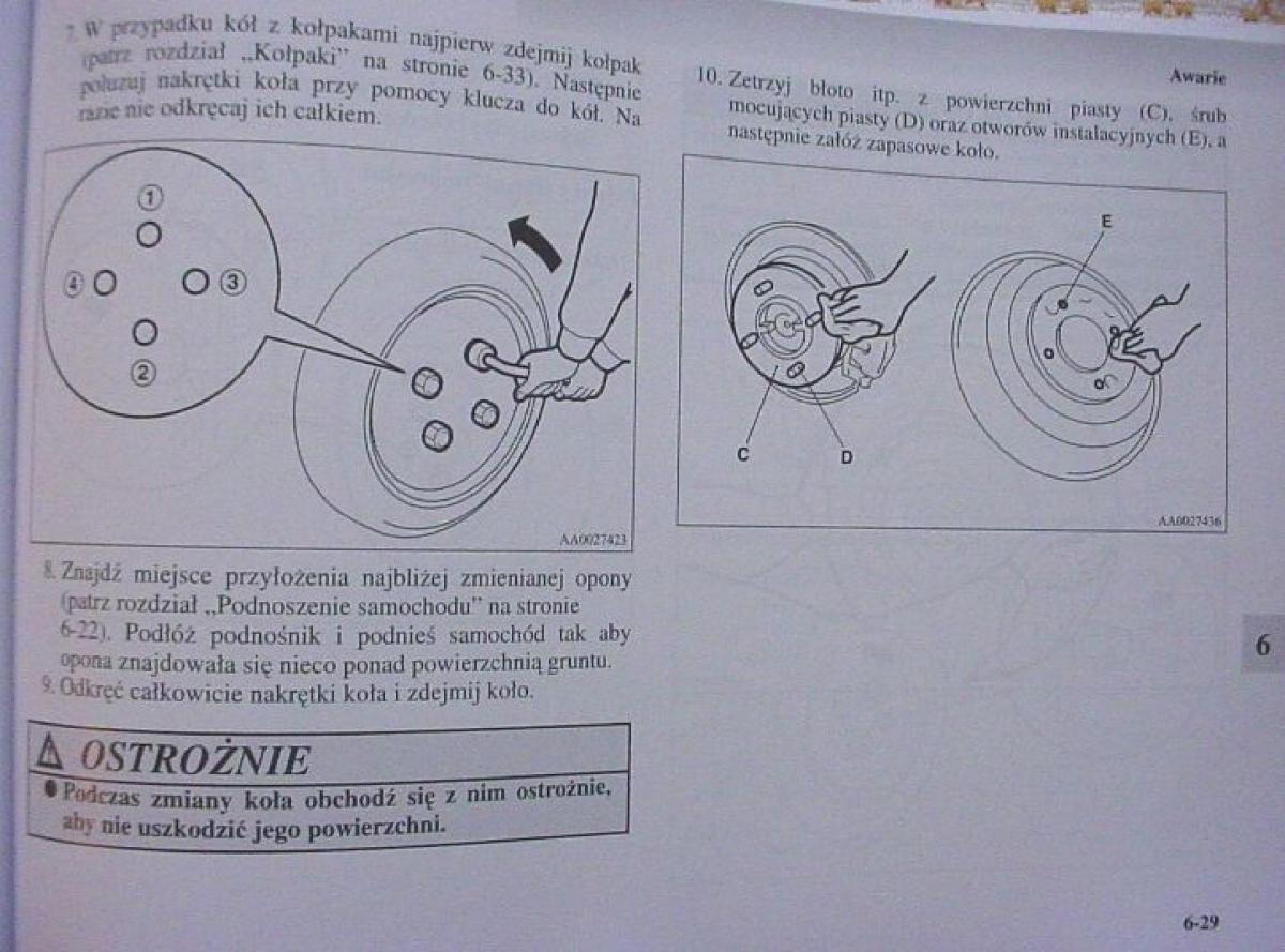 instrukcja obsługi  Mitsubishi Colt VI 6 Z30 instrukcja / page 323