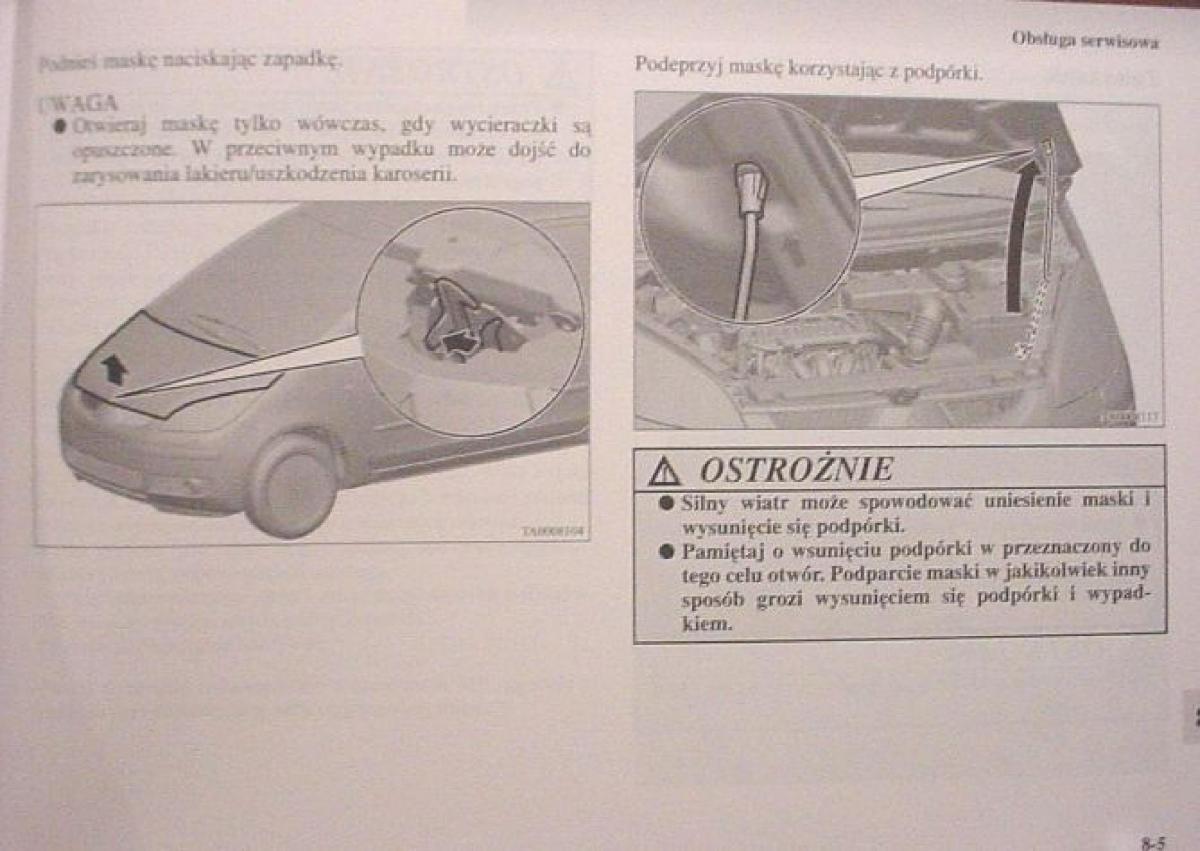 Mitsubishi Colt VI 6 Z30 instrukcja obslugi / page 350