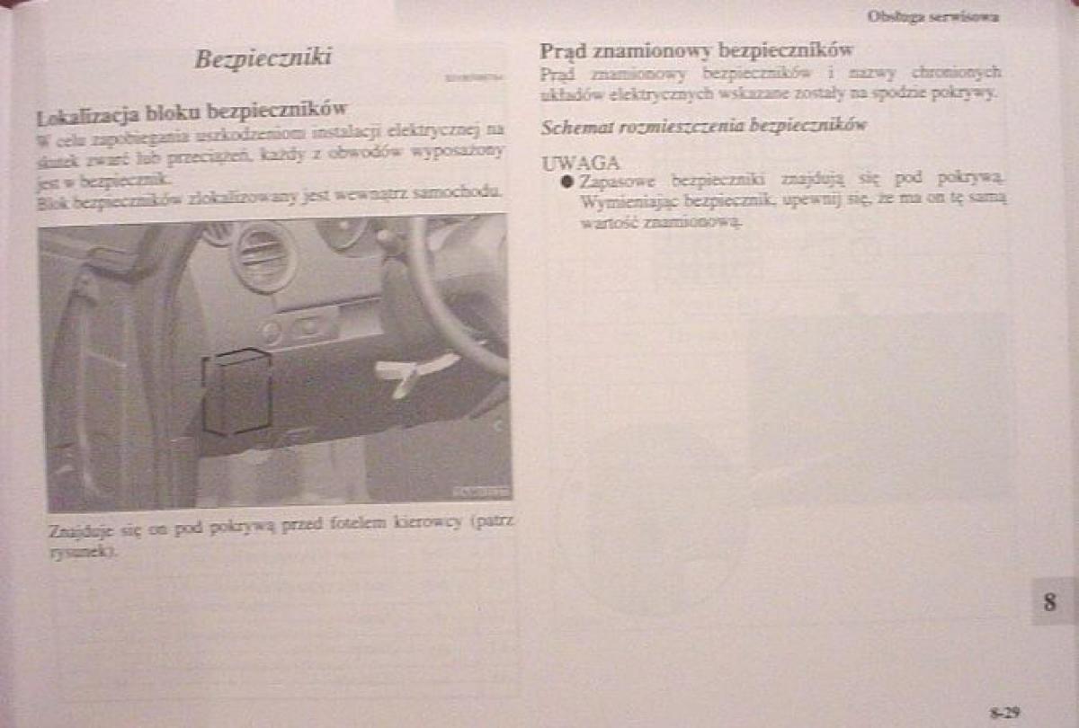 instrukcja obsługi  Mitsubishi Colt VI 6 Z30 instrukcja / page 375