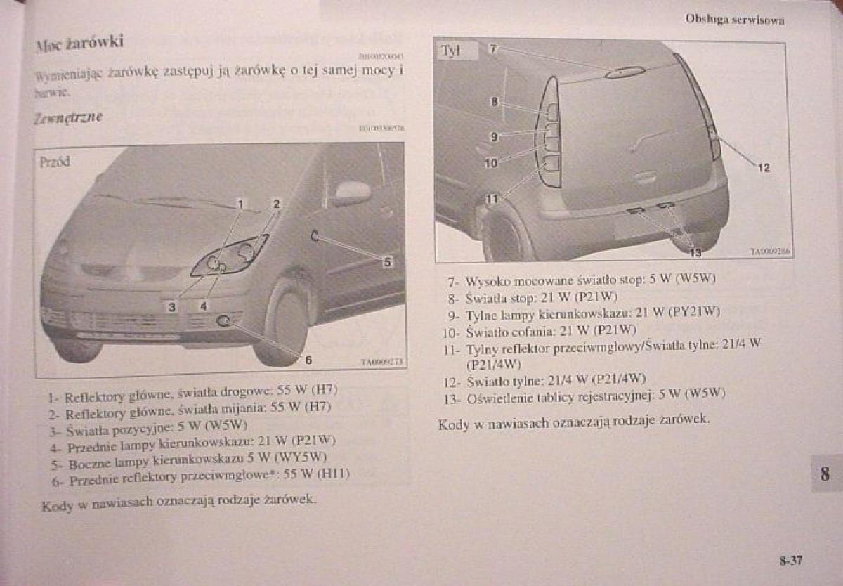 Mitsubishi Colt VI 6 Z30 instrukcja obslugi / page 383